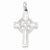 Sterling Silver Polished Cross Pendant, Delightful Pendants for Necklace