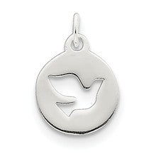Sterling Silver Circle w/Dove Charm hide-image