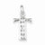 Sterling Silver White CZ Initial T Pendant, Pendants for Necklace