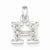 Sterling Silver CZ Initial H Pendant, Dazzling Pendants for Necklace