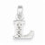 Sterling Silver CZ Initial L Pendant, Fine Pendants for Necklace