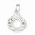 Sterling Silver CZ Initial O Pendant, Gorgeous Pendants for Necklace