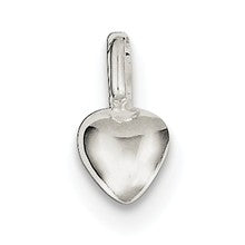 Sterling Silver Puffed Heart Charm hide-image