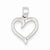 Sterling Silver Polished Heart pendant, Beautiful Pendants for Necklace