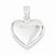 Sterling Silver Polished Heart Pendant, Exquisite Pendants for Necklace