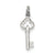 Key Charm in Sterling Silver