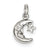 Sterling Silver Moon & Star Charm hide-image