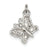 Polished Butterfly Charm in Sterling Silver