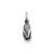 Antiqued Flip Flop Charm in Sterling Silver