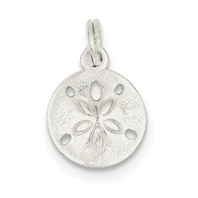 Sterling Silver Polished Sand Dollar Charm hide-image