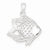 Sterling Silver Fish Pendant, Pendants for Necklace