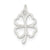 Sterling Silver Four Leaf Clover Charm hide-image