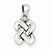 Sterling Silver Celtic Knot Pendant, Classy Pendants for Necklace