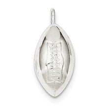 Sterling Silver 3-D Football Charm hide-image