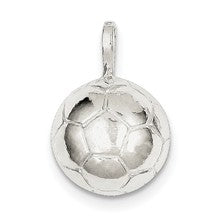 Sterling Silver Soccer Ball Charm hide-image