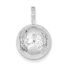 Sterling Silver Baseball Charm hide-image
