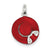 CZ Enamel Hat Charm in Sterling Silver