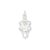Polished Cuckoo Clock Charm in Sterling Silver