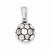 Sterling Silver Antiqued Soccer Ball pendant, Delightful Pendants for Necklace