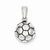 Sterling Silver Antiqued Soccer Ball pendant, Exquisite Pendants for Necklace
