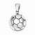 Sterling Silver Antiqued Soccer Ball pendant, Pendants for Necklace