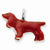 Sterling Silver Enameled Cocker Spaniel Pendant, Pendants for Necklace