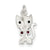 Sterling Silver Enameled Cat Charm hide-image