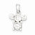 Sterling Silver & CZ Polished Mouse Pendant, Pendants for Necklace