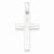 Sterling Silver Polished and Matte Finish Cross pendant, Pendants for Necklace
