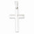 Sterling Silver Polished Cross Pendant, Lovely Pendants for Necklace