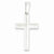 Sterling Silver Polished Cross Pendant, Classy Pendants for Necklace