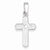 Sterling Silver Polished Cross Pendant, Beautiful Pendants for Necklace