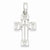 Sterling Silver Polished Cross Pendant, Lovely Pendants for Necklace