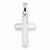 Sterling Silver Polished Cross Pendant, Stylish Pendants for Necklace