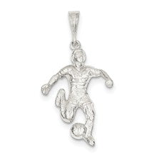 Sterling Silver Soccer Player Charm hide-image