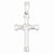 Sterling Silver Polished Cross Pendant, Classy Pendants for Necklace