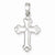 Sterling Silver Polished Cross Pendant, Beautiful Pendants for Necklace