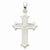Sterling Silver Polished and Textured Cross pendant, Exquisite Pendants for Necklace