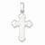 Sterling Silver Polished and Textured Cross Pendant, Pendants for Necklace