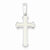 Sterling Silver Polished Cross Pendant, Pretty Pendants for Necklace