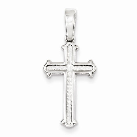 Sterling Silver Polished and Matte Finish Cross pendant, Gorgeous Pendants for Necklace