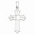 Sterling Silver Polished Cross Pendant, Lovely Pendants for Necklace