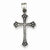 Sterling Silver Antiqued Cross Pendant, Stylish Pendants for Necklace