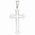 Sterling Silver Polished Cross Pendant, Classy Pendants for Necklace