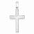Sterling Silver Polished Cross Pendant, Beautiful Pendants for Necklace
