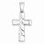 Sterling Silver Polished Cross Pendant, Classy Pendants for Necklace