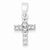 Sterling Silver CZ Cross Pendant, Alluring Pendants for Necklace