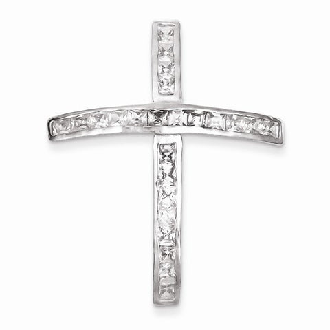 Sterling Silver Cross with CZ pendant, Adorable Pendants for Necklace