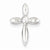 Sterling Silver Rhodium Plated CZ Cross pendant, Delightful Pendants for Necklace