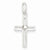 Sterling Silver CZ Cross Pendant, Exquisite Pendants for Necklace